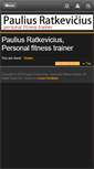 Mobile Screenshot of paulius.ratkevicius.eu